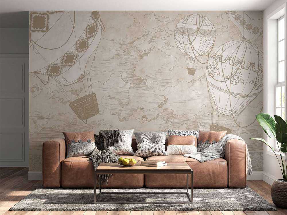 Mongolfiere sulla città