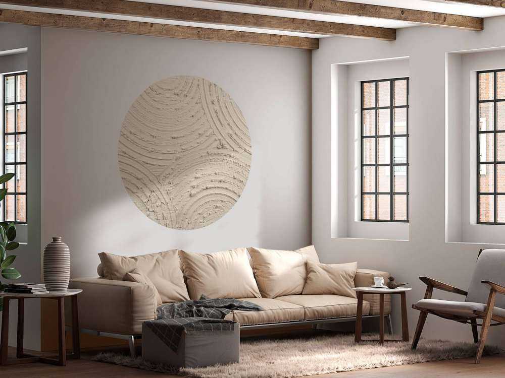 Cerchi Zen struttura grezza in lino