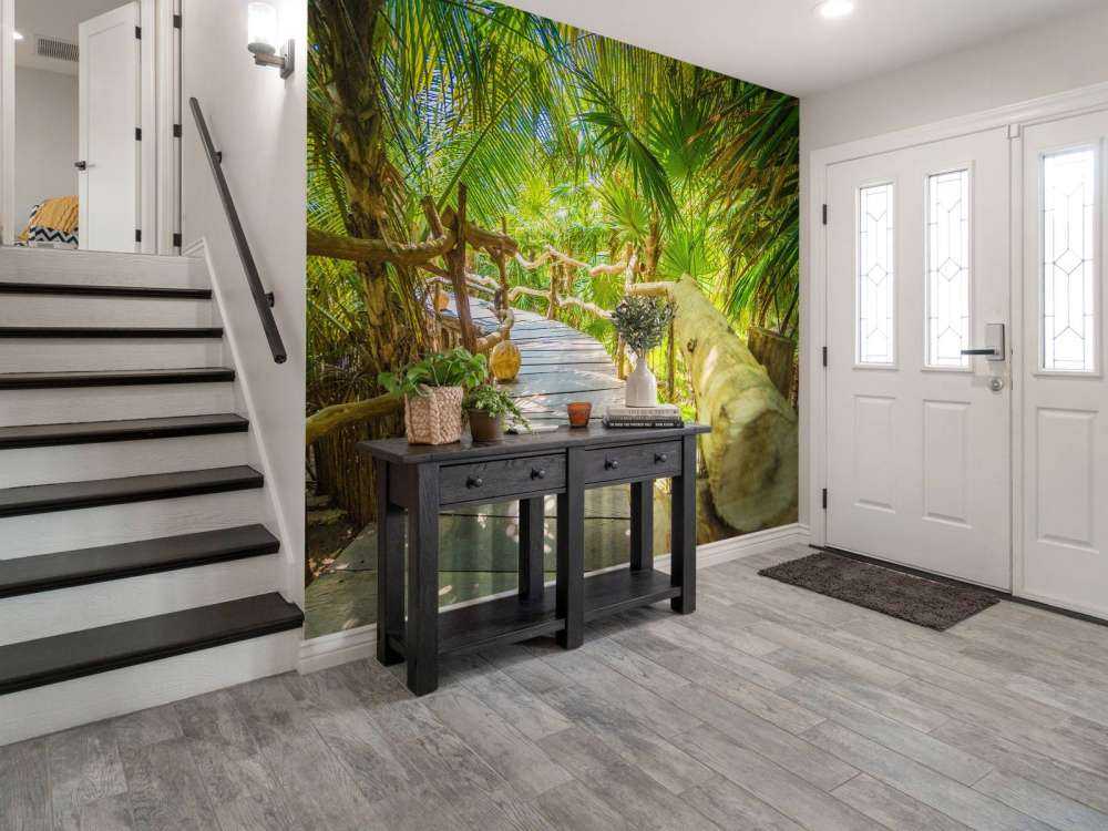 Ponte della giungla tropicale