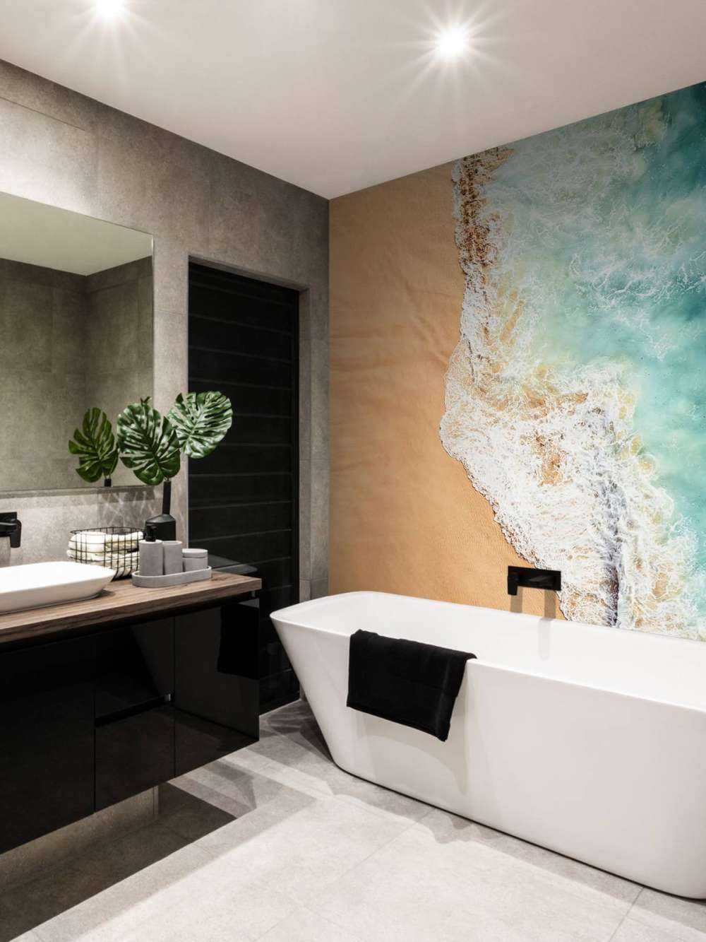 Vista aerea delle onde