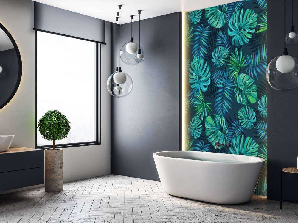 Piante tropicali ad acquerello