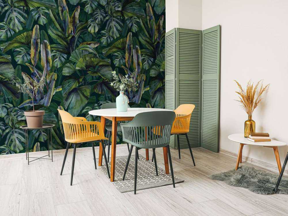 Foglie disegnate a mano