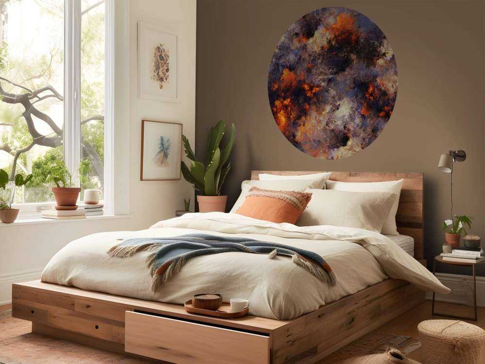 Nuvole scure astratte di fumo