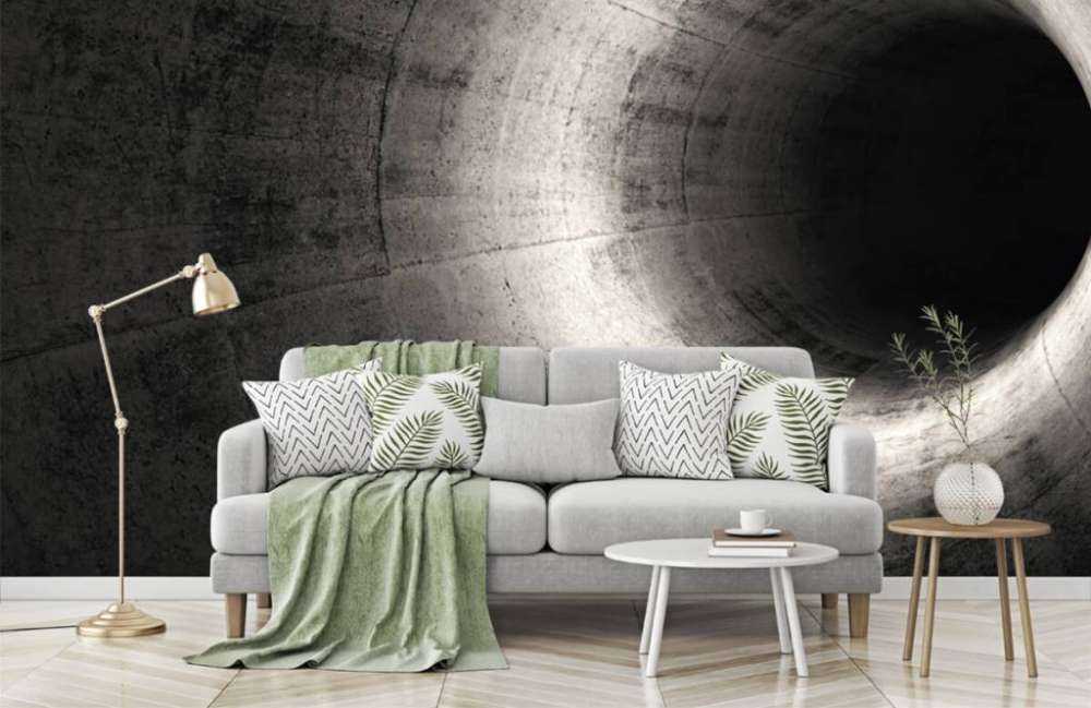 Tunnel 3D in calcestruzzo