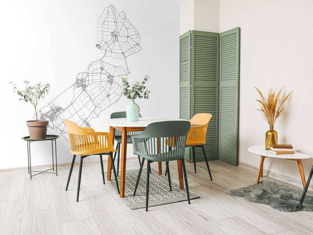 Mappa di Flevoland, bianco