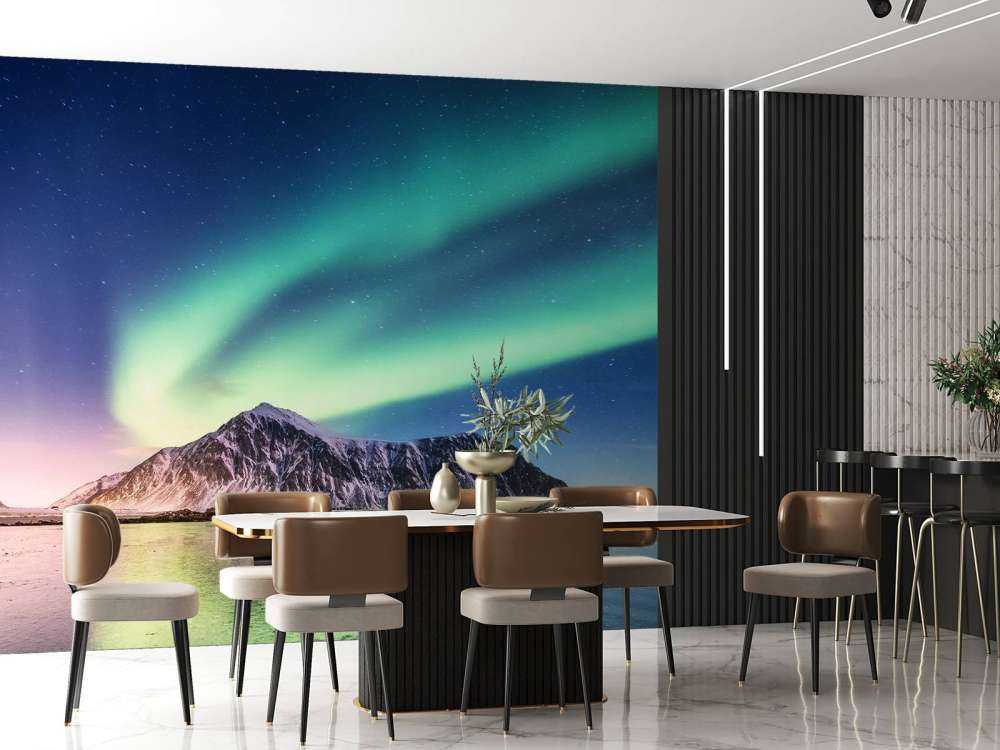 Chiara aurora boreale