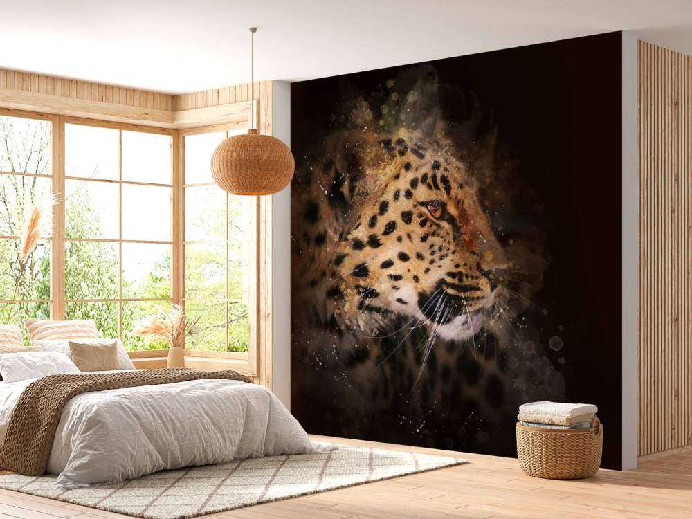 Leopardo dipinto