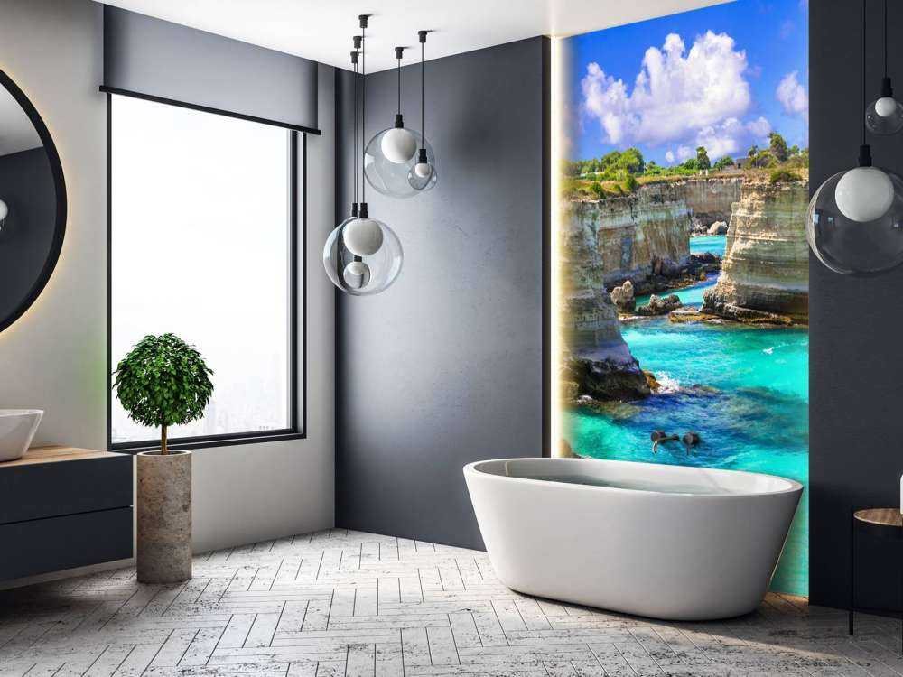 Formazione rocciosa sulla costa