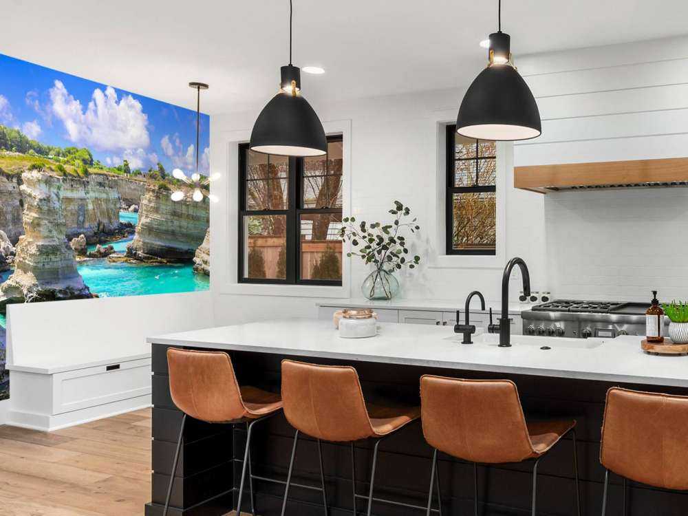 Formazione rocciosa sulla costa