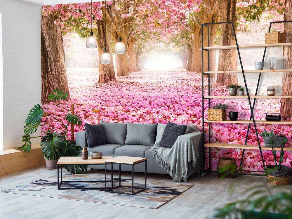 Carta da parati in fiore