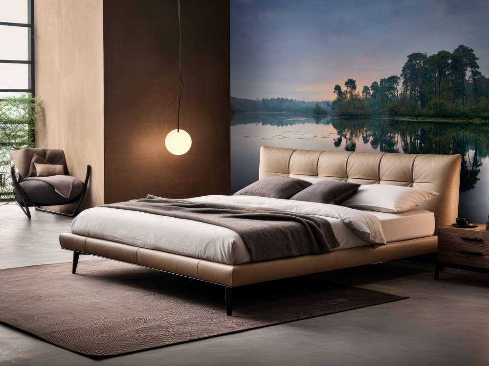 Riflessione nelle foreste all'alba