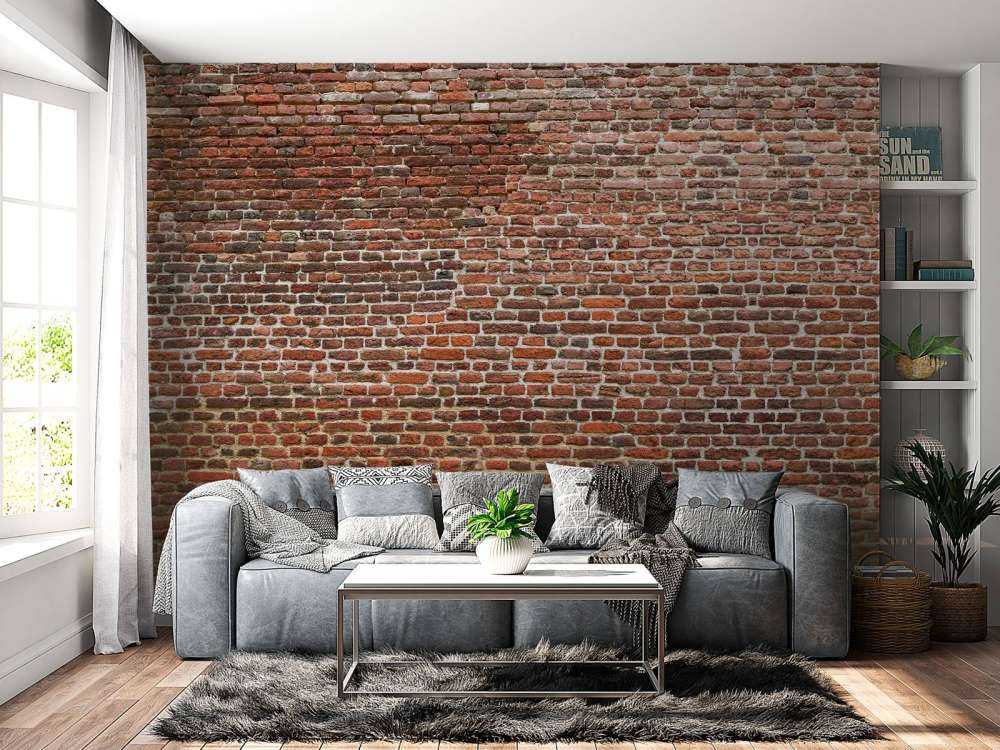 Parete esterna restaurata