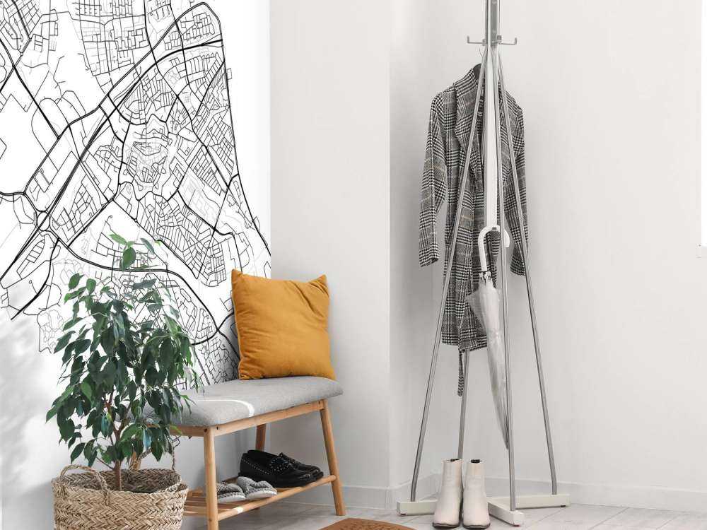 Mappa di Zwolle, bianco