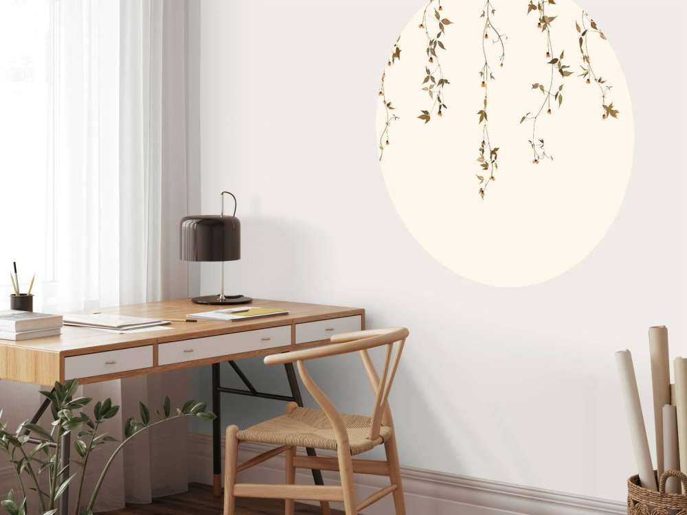 Vite di clematide con fiori