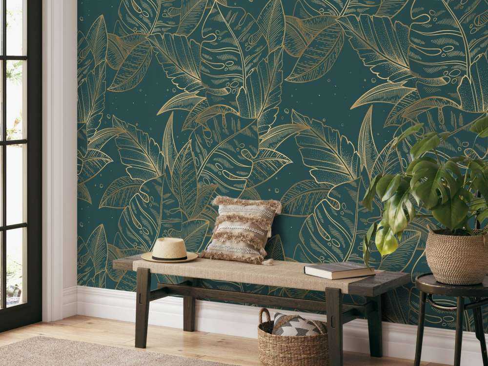 Monstera in petrolio