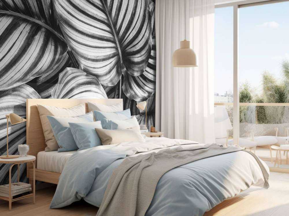 Pianta con foglie a strisce