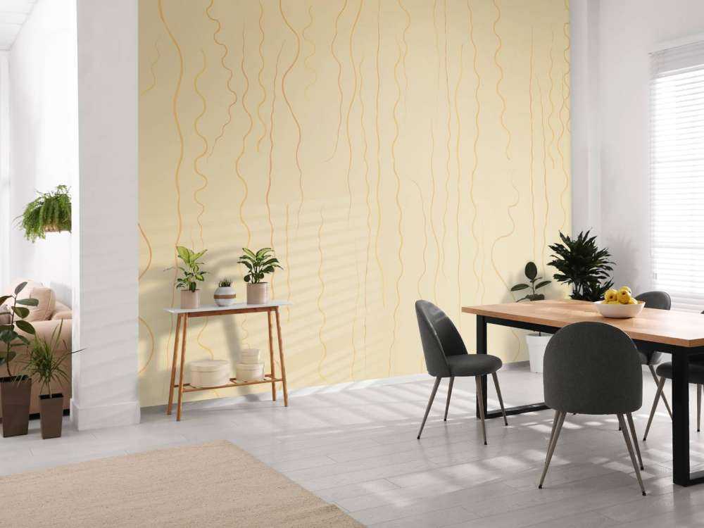 Linee organiche erba beige II