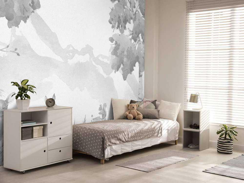 Cervi in tonalità di grigio