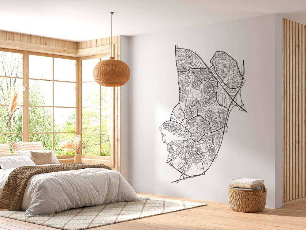 Mappa di Amersfoort, bianco