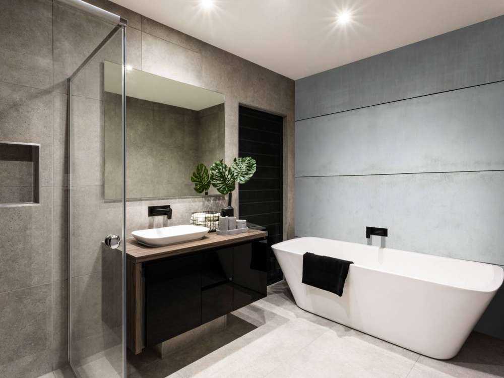 Parete panoramica in calcestruzzo 