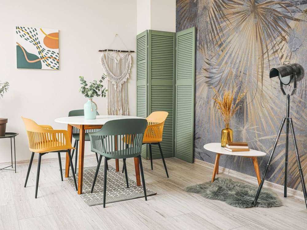 Foglie esotiche in cemento