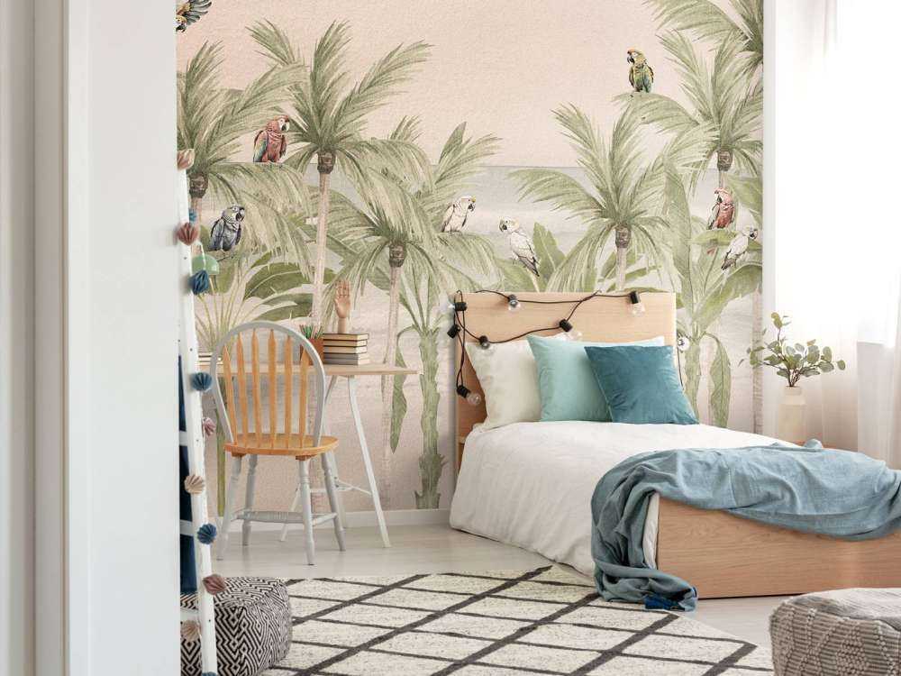 Pappagalli sulla spiaggia