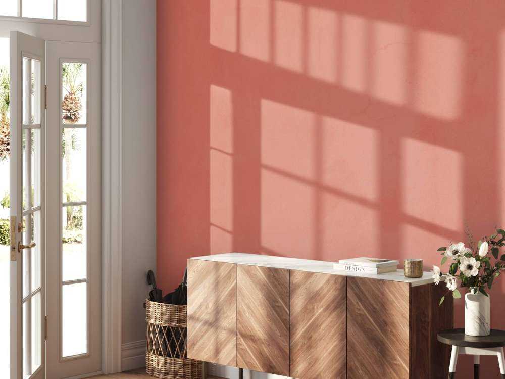 Calcestruzzo rosa albicocca