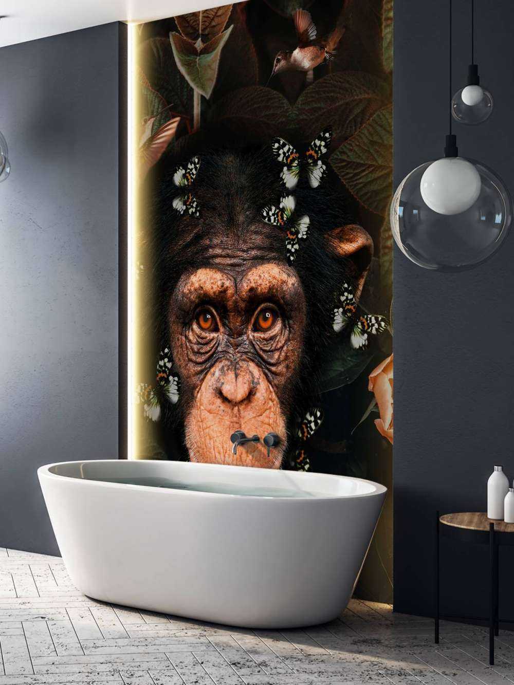 Tropical Chimpanzee Ritratto