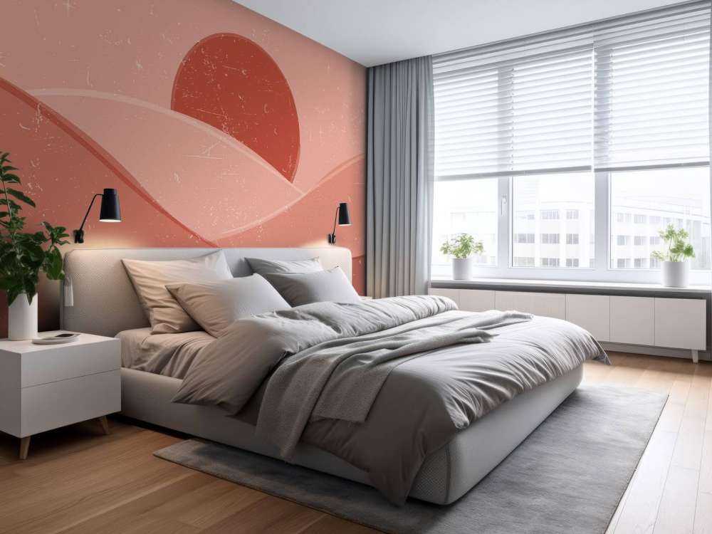 Onde rosse davanti al sole