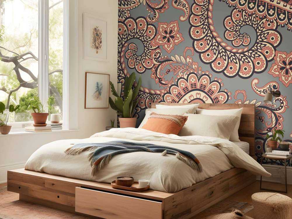 Antichi motivi floreali indiani