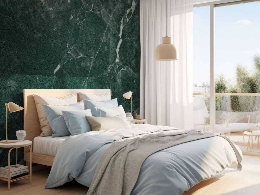 Marmo classico con sfumature verdi