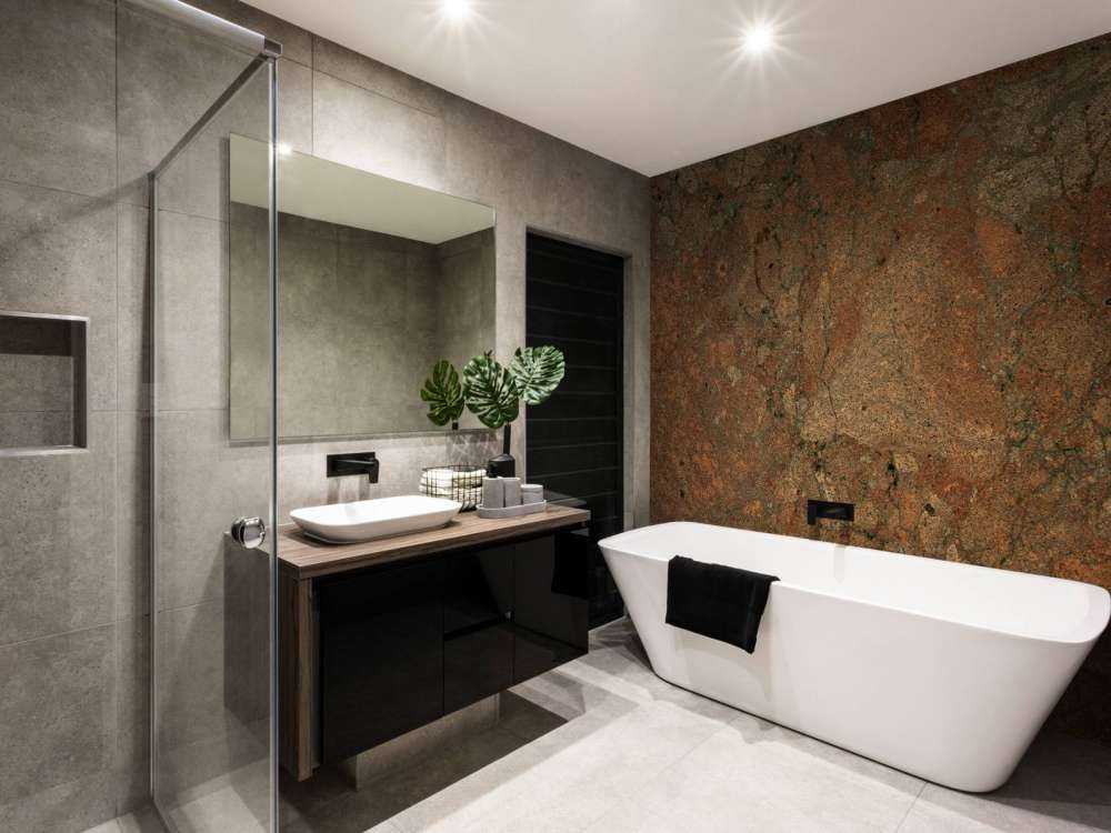 Marmo di colore terracotta