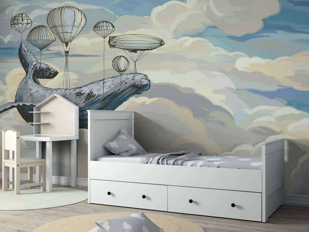 Mongolfiere con balena