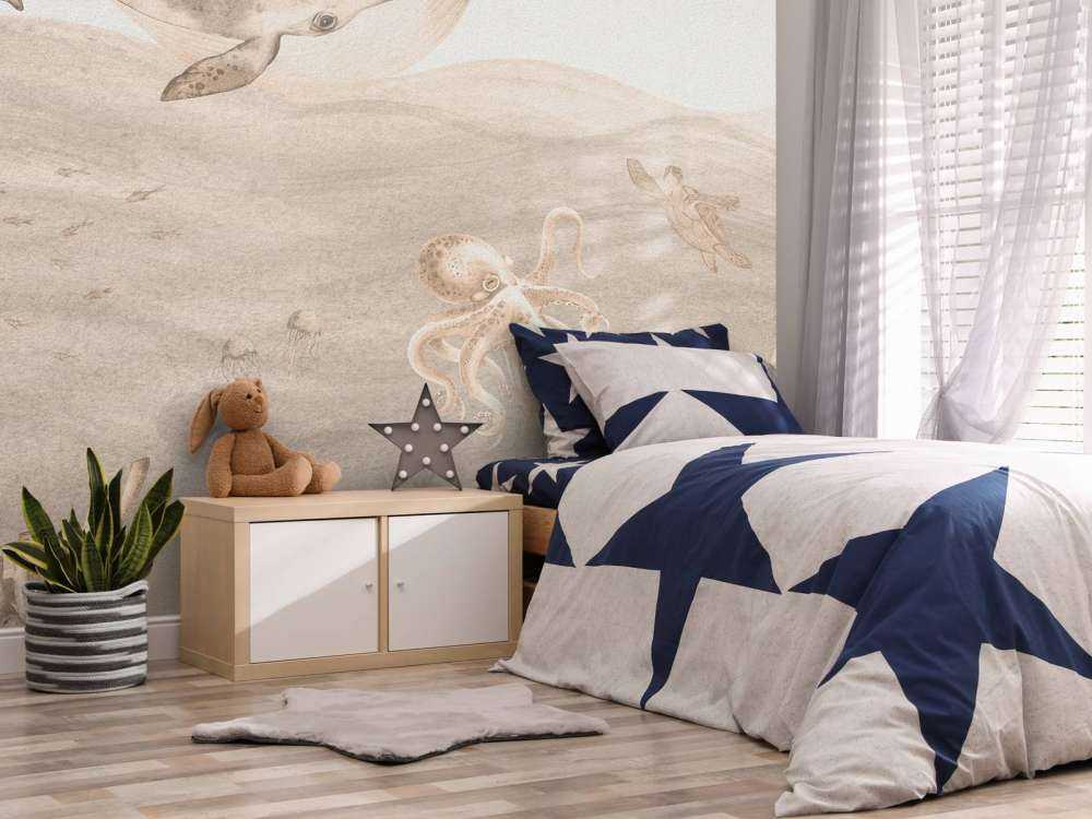 Mondo sottomarino in taupe