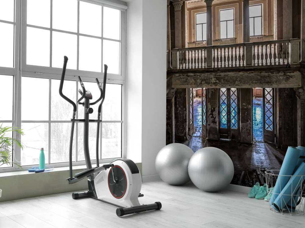 Vecchia casa di campagna in rovina