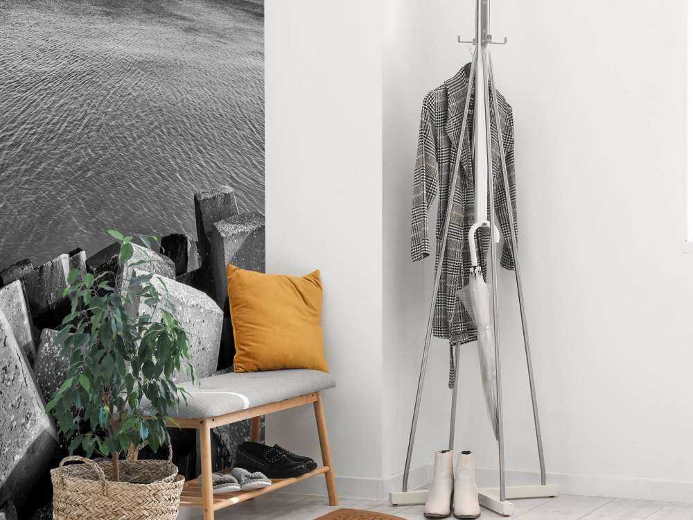 Blocchi di cemento per il porto di Cadzand Bad 