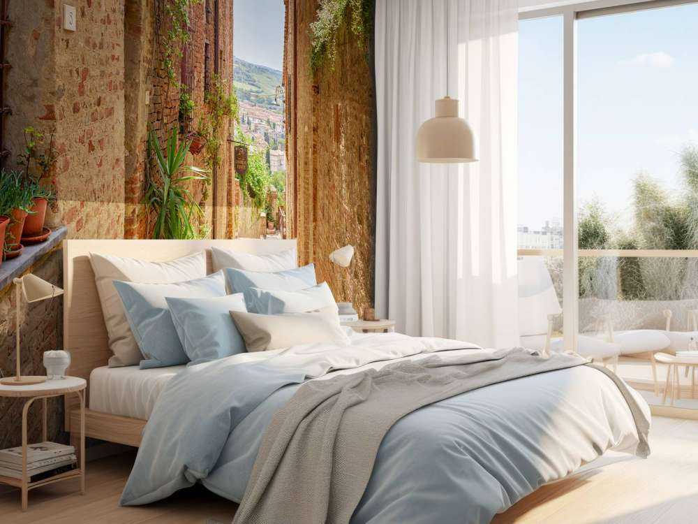 Ampia vista sulla strada