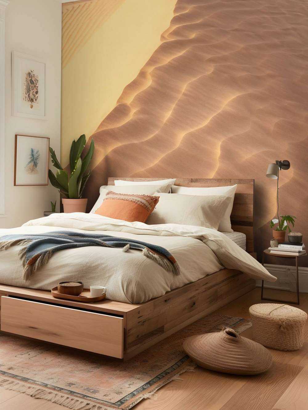 Dune di sabbia dall'alto