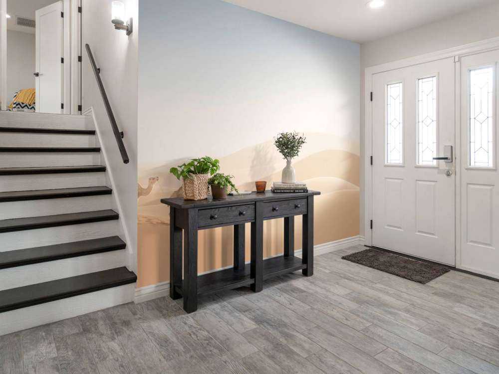 Nomade con i suoi cammelli