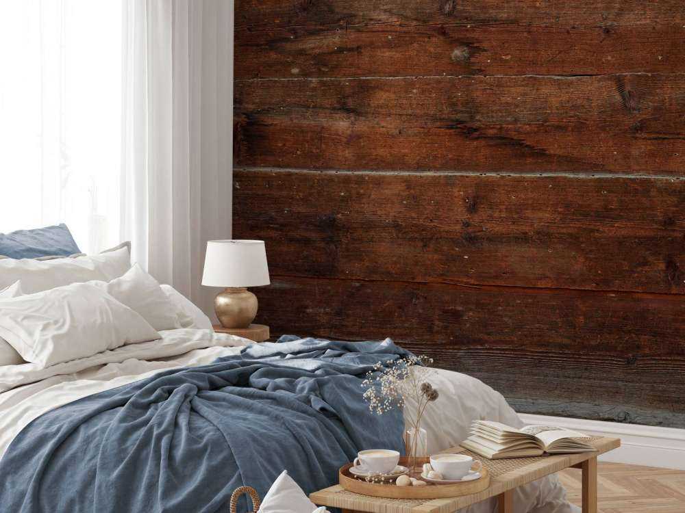 Varie tavole di legno scuro