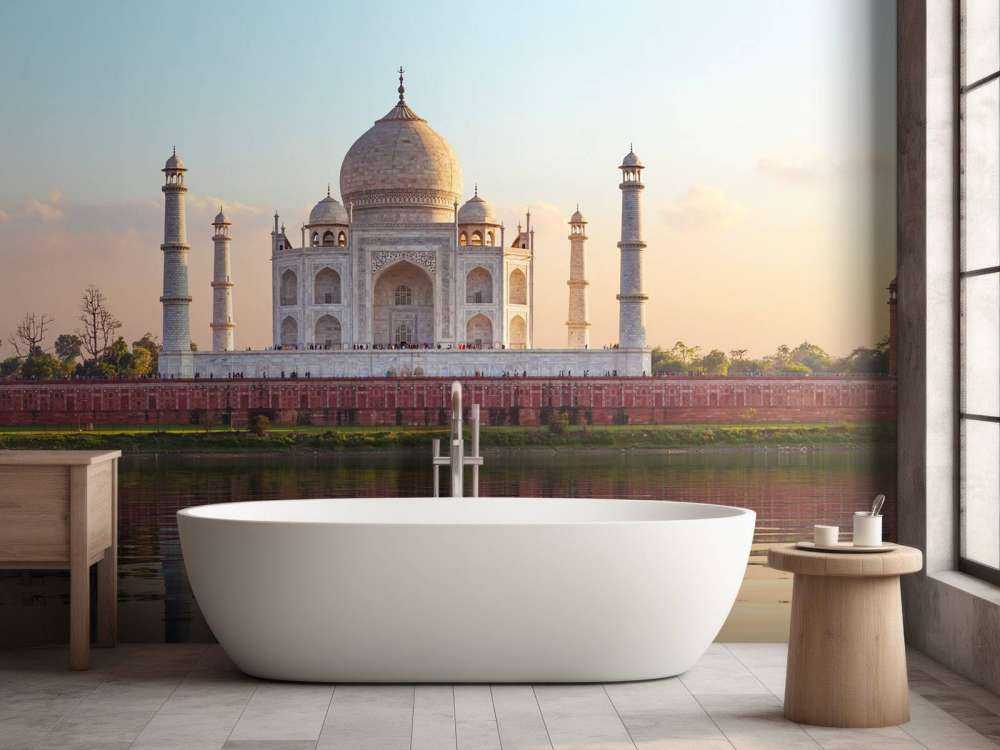 Taj Mahal al mattino