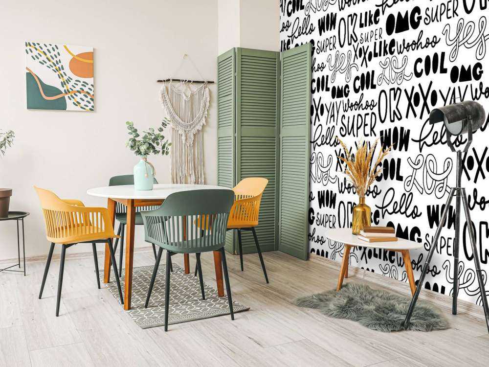 Scarabocchi in bianco e nero