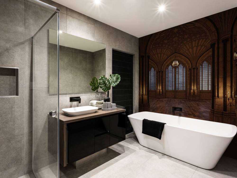 Corridoio del castello in 3D