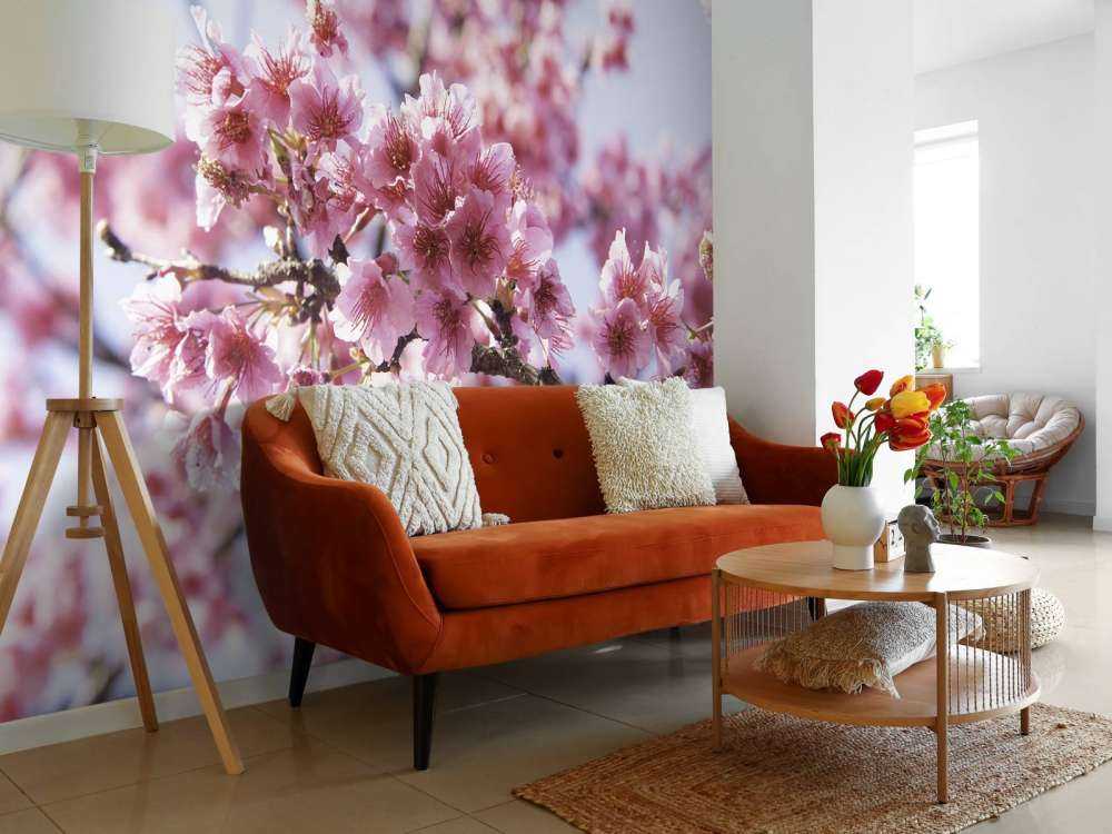 Fiore rosa in primo piano