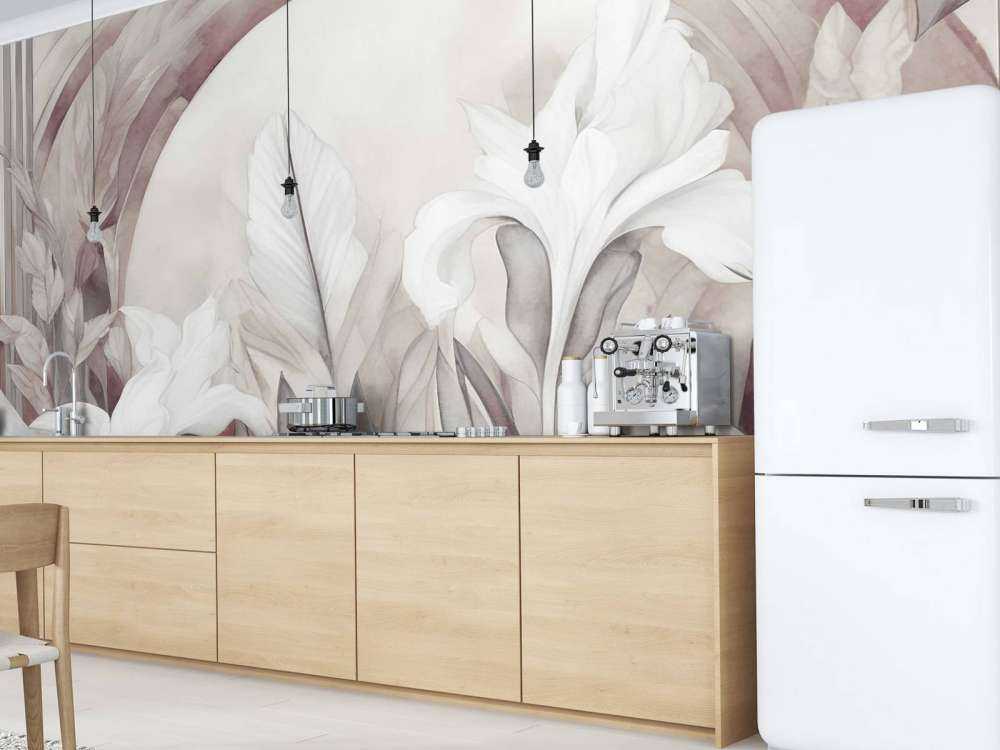 Iris all'alba arancione