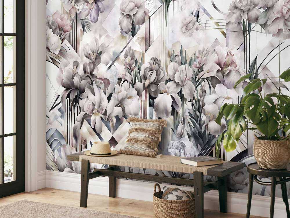 Enormi Iris Acquerellati Gialli