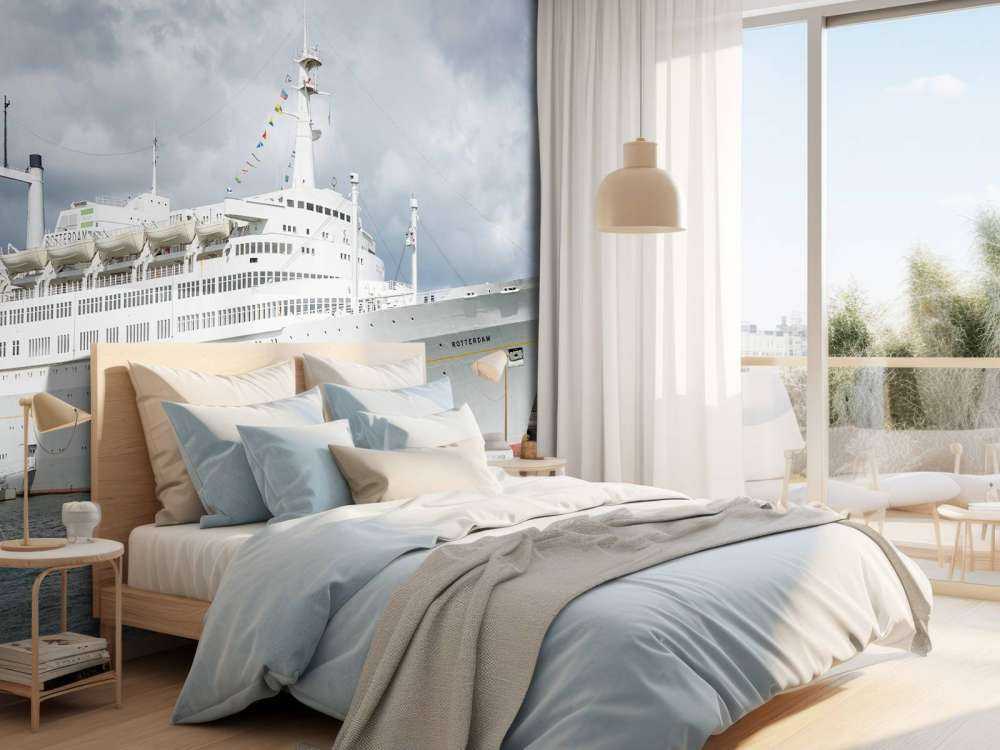 Gigante oceanico elegante nel porto