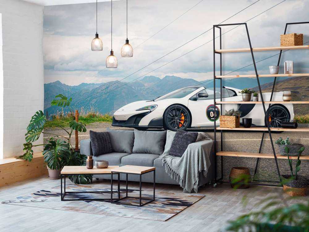 McLaren 675LT Spider Bergpanorama