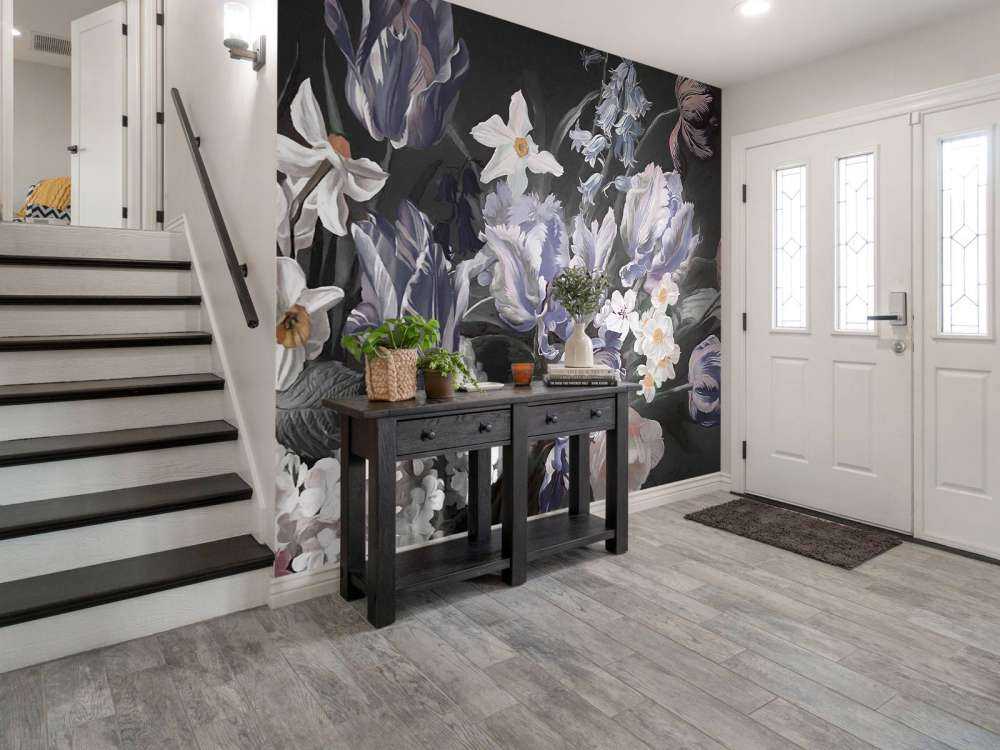 Bouquet con peonie multicolore