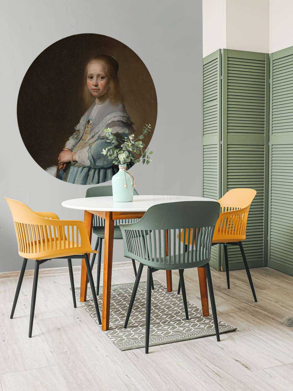 Ritratto di ragazza in blu